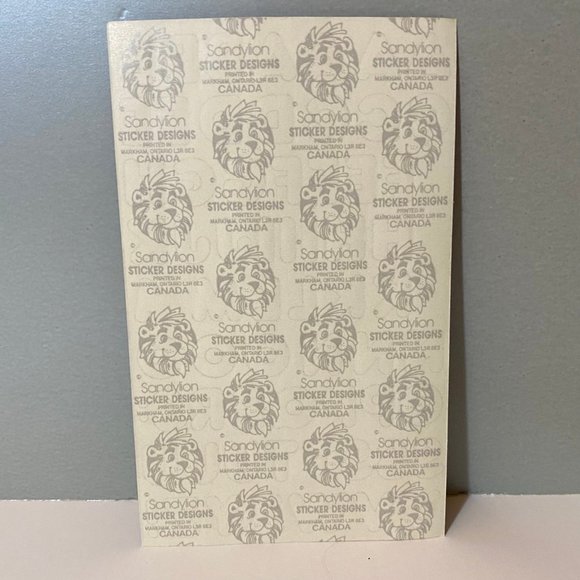 Vintage Sandylion Stickers Animals Alphabet Letters & Numbers - Picture 8 of 8